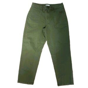 Sonoma Pants Ladies sz 12 Utility Fashion Olive Green 5 Pockets